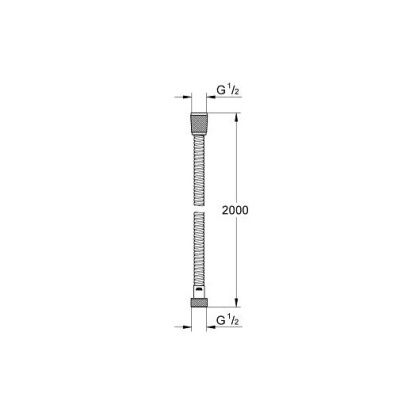 Шланг для душа Grohe 28140000 Шланг для душа Grohe 28140000
