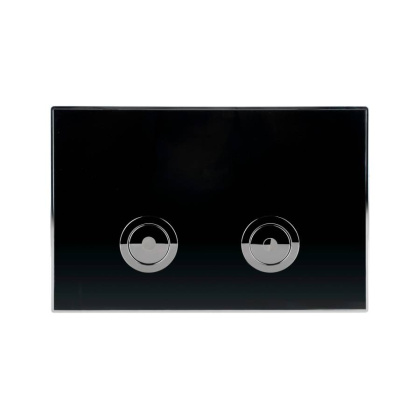 Клавиша смыва для пневматической инсталляции Point Венера, черный/хром, PN44071BC Клавиша смыва для пневматической инсталляции Point Венера, черный/хром, PN44071BC