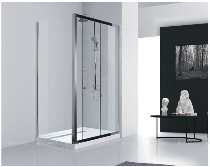 Душевой уголок Aquanet Delta NPE1131 150x80, прозрачное стекло