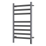 Полотенцесушитель электрический Point Селена PN16858GR П8 500x800, диммер справа, графит премиум	