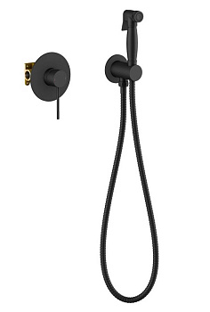 Смеситель Timo Saona 2389/03SM с гигиеническим душем, черный матовый Смеситель Timo Saona 2389/03SM с гигиеническим душем, черный матовый