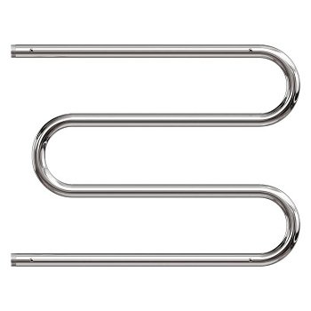 Полотенцесушитель водяной Point PN38665P 600x500 М-образный (1") с полкой, хром Полотенцесушитель водяной Point PN38665P 600x500 М-образный (1") с полкой, хром