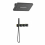 Душевая система Timo Petruma SX-5249/03SM скрытого монтажа, термостат, черная матовая Душевая система Timo Petruma SX-5249/03SM скрытого монтажа, термостат, черная матовая