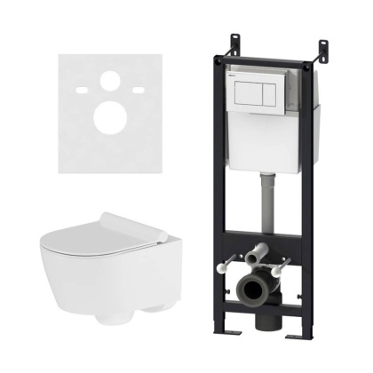 DX77.IS10101.1700 Инсталляция с клавишей Белый с подвесным унитазом Jupiter безободк с сид м/лифт DX77.IS10101.1700 Инсталляция с клавишей Белый с подвесным унитазом Jupiter безободк с сид м/лифт