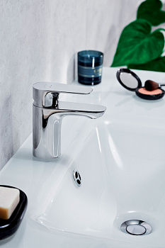 Смеситель E72277-4-CP Jacob Delafon Aleo хром для раковины без донного клапана, шт