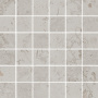 Декор Про Лаймстоун серый светлый матовый мозаичный 30x30x0,9