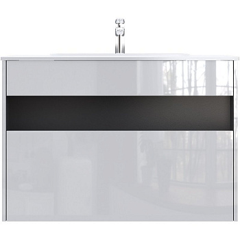 Тумба с раковиной Am.Pm Func, 70х100,8х49,2 см, белая, M8FFUX1001WG