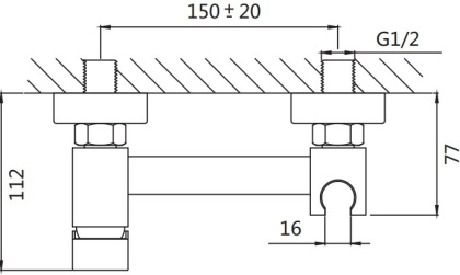 Гигиенический душ Shevanik S137Q латунь бронза