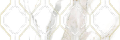 Декор Beryl белый 25х75,шт Декор Beryl белый 25х75,шт