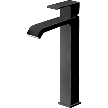 PORTA-LC-NOP Смеситель для накладных раковин, с донным клапаном, исполнение черный матовый PORTA-LC-NOP Смеситель для накладных раковин, с донным клапаном, исполнение черный матовый