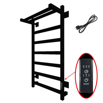 Полотенцесушитель Пэк сп 20 кв П 80х50 черный ВГП