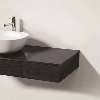 Столешница 90 см, без отверстия, черный дуб