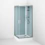 W90C-403-090MT Gem Square кабина душевая 90x90, профиль матовый Хром, стекло прозрачное