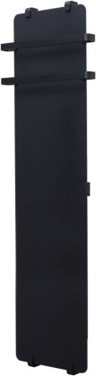 Полотенцесушитель электрический Allen Brau Infinity 160x44 с рейлингом 2.0 и креплением, черный матовый Полотенцесушитель электрический Allen Brau Infinity 160x44 с рейлингом 2.0 и креплением, черный матовый