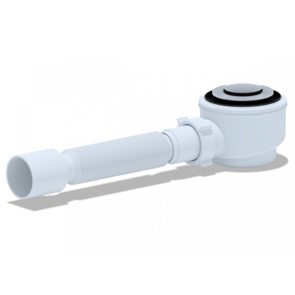 Сифон для поддона АниПласт(хром), шт