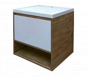 Комплект мебели Monaco Wood 700х480 подвесной 1 ящик (ШхГхВ) 698х476х607