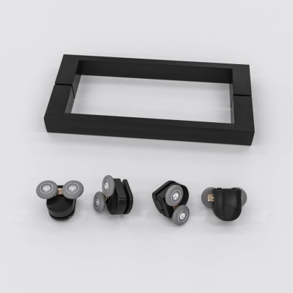 Душевая дверь RGW Classic CL-14-B 100 32091410-14 профиль Черный стекло прозрачное