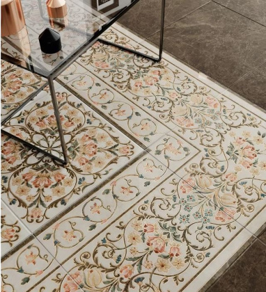 Декор VT\A18\SG1544L Лирия ковёр центр лаппатированный 40.2*40.2*8 (уп\4шт), шт