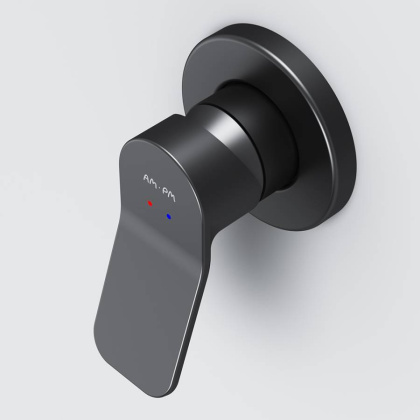 F85A65022 X-Joy, cмеситель д/душа монтируемый в стену, черный, шт.