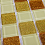 Мозаика стеклянная Shine gold (чип 4*25*25) 300*300(22шт.-1.98м2), м2
