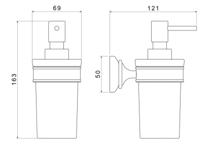 Дозатор AQUATEK AQ4505CR КЛАССИК