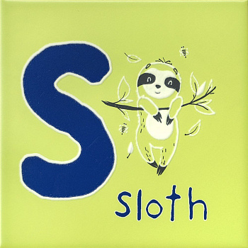 Декор OS\A233\5110 Зоопарк S зелёный (20см*20см*6,9мм) (10шт/0,4м2), шт