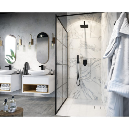 Стенка EXCELLENT Fabrika 100 см (черный мат)