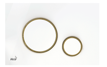 Кнопка управления для скрытых систем инсталляции, белый/золотой Кнопка управления для скрытых систем инсталляции, белый/золотой