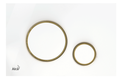 Кнопка управления для скрытых систем инсталляции, белый/золотой Кнопка управления для скрытых систем инсталляции, белый/золотой