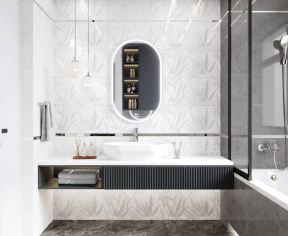 Aston Декор светло-серый  04-01-1-18-03-06-4133-0 30х60