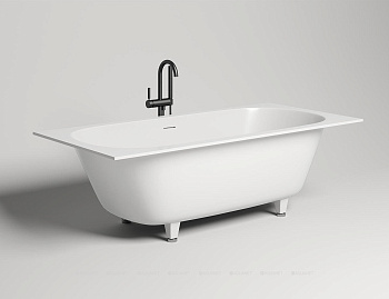 Ванна из литьевого мрамора Salini Ornella Axis Kit 190х90 103522M матовая