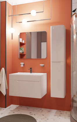 Тумба подвесная под умывальник Kare Luxe 800х450 1 ящик (ШхГхВ) 798х446х477