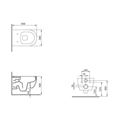 Подвесной унитаз Allen Brau Priority 4.31001.20