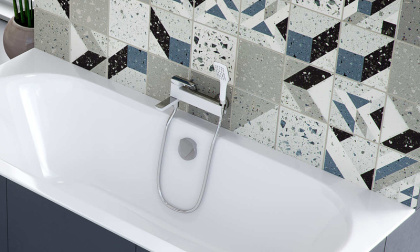 Смеситель для ванны EXCELLENT Pride AREX.4005WH (хром/белый)