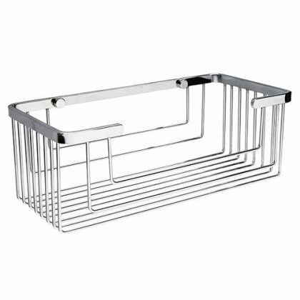 Полка металлическая, 27,5х10х13,3 см, хром, K-711