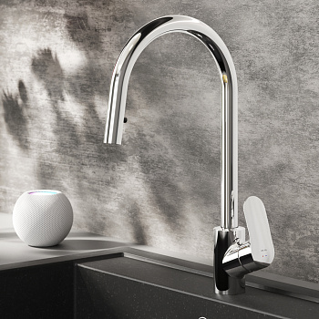 Смеситель Для кухни с вытяжным изливом F8012000 Like Смеситель Для кухни с вытяжным изливом F8012000 Like