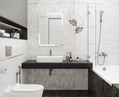 Alaska Декор белый 04-01-1-18-03-00-4134-0 30x60