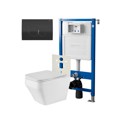 Сет: Система инсталляции Point Элемент для подвесного унитаза PN45120 + Клавиша смыва для инсталляции Point Виктория, черная/хром, PN44061BC + Унитаз подвесной Point Аврора PN41101 безободковый, белый, сиденье дюропласт, микролифт, быстросъемное Сет: Система инсталляции Point Элемент для подвесного унитаза PN45120 + Клавиша смыва для инсталляции Point Виктория, черная/хром, PN44061BC + Унитаз подвесной Point Аврора PN41101 безободковый, белый, сиденье дюропласт, микролифт, быстросъемное