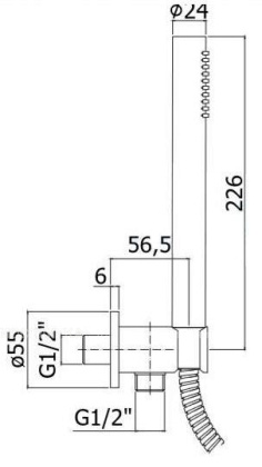 Душевой гарнитур Paffoni Master ZDUP094NO