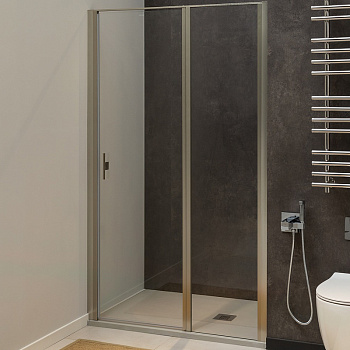 Душевая дверь Allen Brau Priority 100 3.31005.BA серебро браш