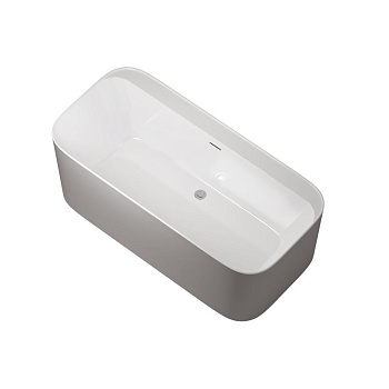 Акриловая ванна Allen Brau Infinity 170x80 2.21001.20/PGM белый глянец /платиново-серый, шт