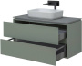 Тумба под раковину Allen Brau Infinity 100 1.21003.CGM олива матовый