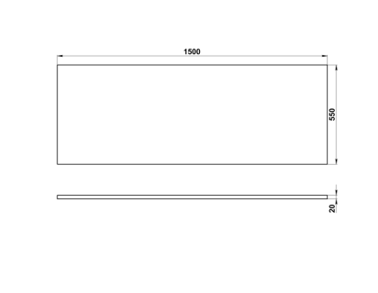 Панель для ванны фронтальная NATURE 150