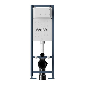 I012711.0301 ErgoFit инсталляция для подвесного унитаза с клавишей ErgoFit M пластик, белый глянец.евый