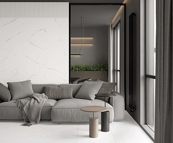 Atlantic White Керамогранит i белый 60x120 Полированный