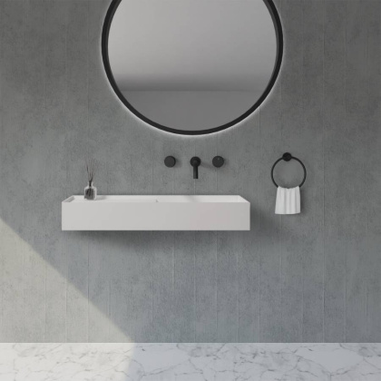 Раковина подвесная ABBER Stein AS2648 белая матовая