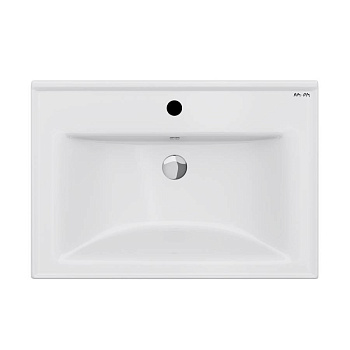 M85AWCC0652WG X-Joy, Раковина мебельная, керамическая, 65 см, встроенная, цвет: Белый, глянец M85AWCC0652WG X-Joy, Раковина мебельная, керамическая, 65 см, встроенная, цвет: Белый, глянец