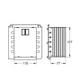 Ревизионный короб для крепления малых панелей смыва GROHE (40911000)