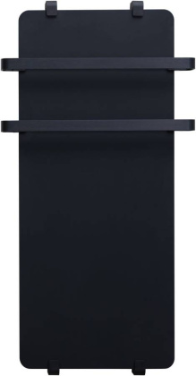 Полотенцесушитель электрический Allen Brau Infinity 140x44 с рейлингом 2.0 и креплением, черный матовый Полотенцесушитель электрический Allen Brau Infinity 140x44 с рейлингом 2.0 и креплением, черный матовый