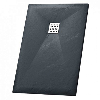 Душевой поддон RGW ST-G 80 x 160 см, прямоугольный, искусственный камень, графит, 14152816-02